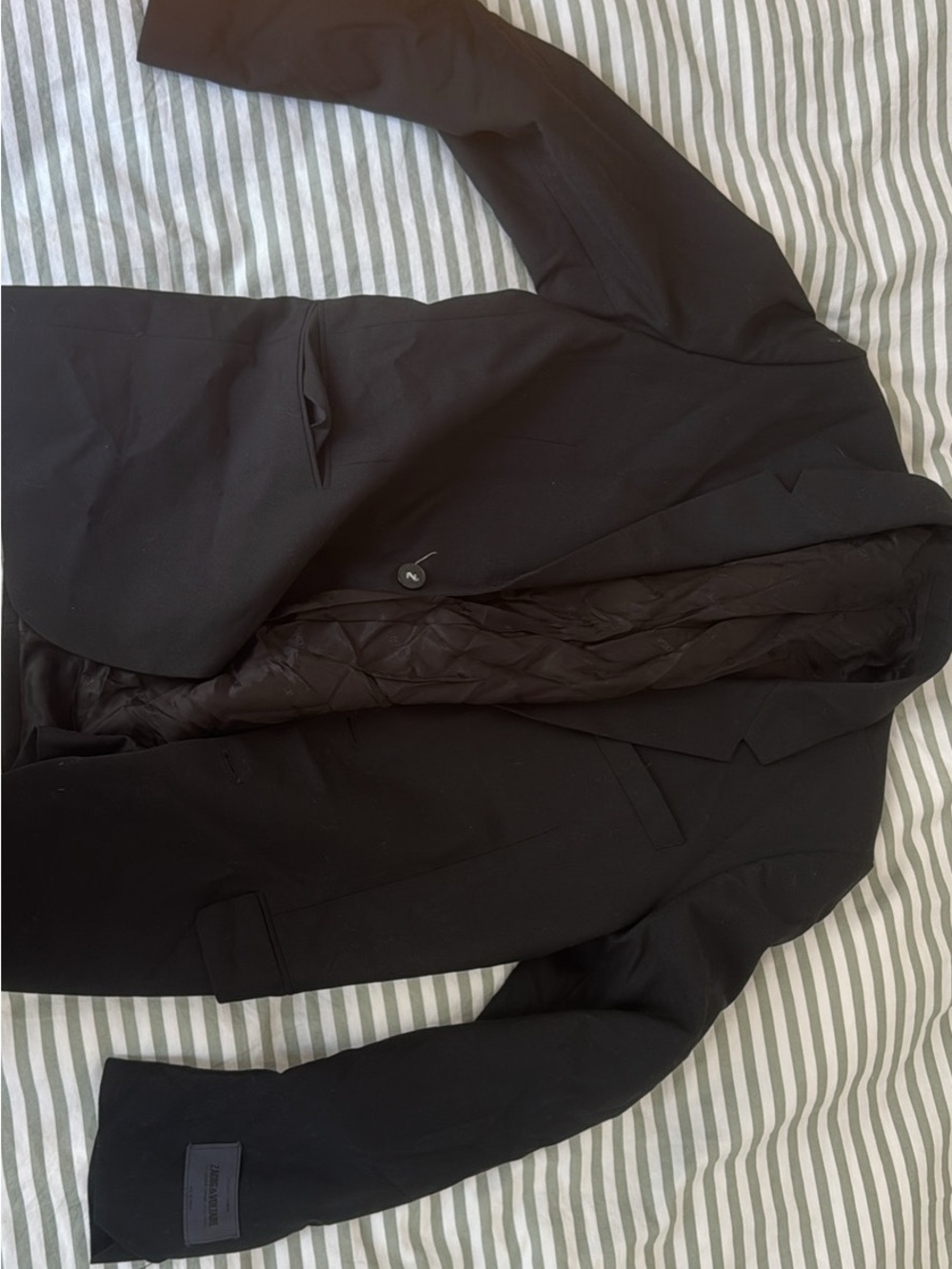 Zadig & Voltaire Black Lightweight Tailored Jacket